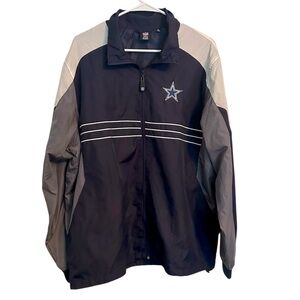 Reebok Dallas Cowboys Full Zip Windbreaker Jacket Men’s Large‎ NFL Team Apparel